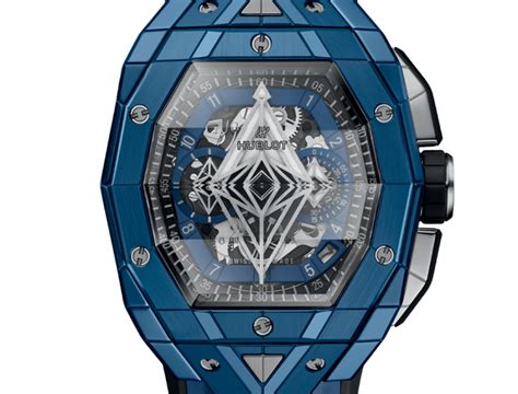 Spirit of Big Bang Sang Bleu Blue Ceramic 42 mm 